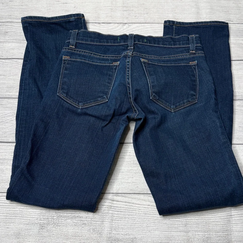 J Brand Women's Jeans Cigarette Leg Low Rise Stretch‎ Ink Dark Denim Size 25
